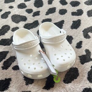 CROCS Kids White Water Shoes